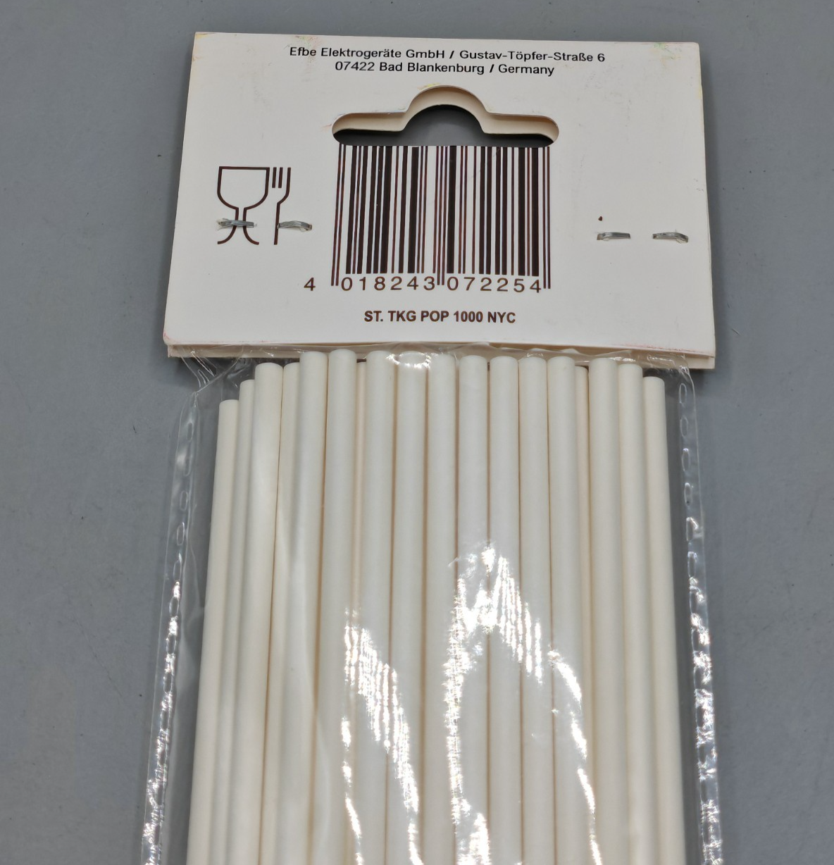 50x Popcake Stäbchen Weiß Cake Pop Stiele Lollipop Sticks Backzubehör Kuchen B4