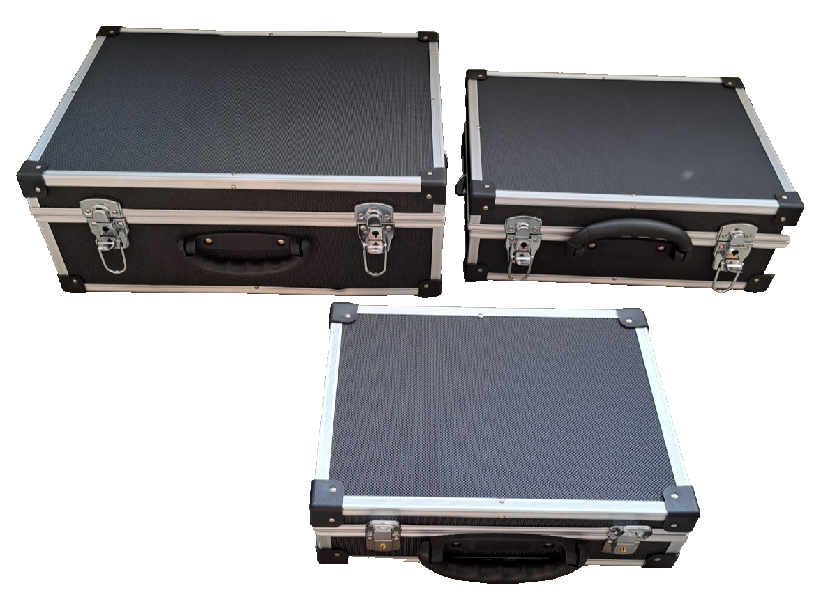 Arebos 3er Set Transportkoffer, 50 L Gesamtvolumen, B-Ware (Mit Fehler)