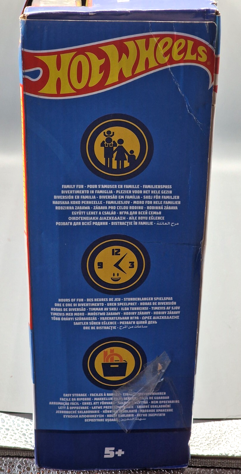 Hot Wheels 4-Loopings Crash Gefahr Trackset, Rennbahn (NL)