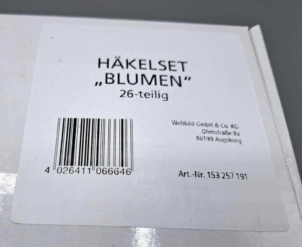 Weltbild Häkelset "Blumen", Häkeln, Basteln, Kreativität, 26-Teilig