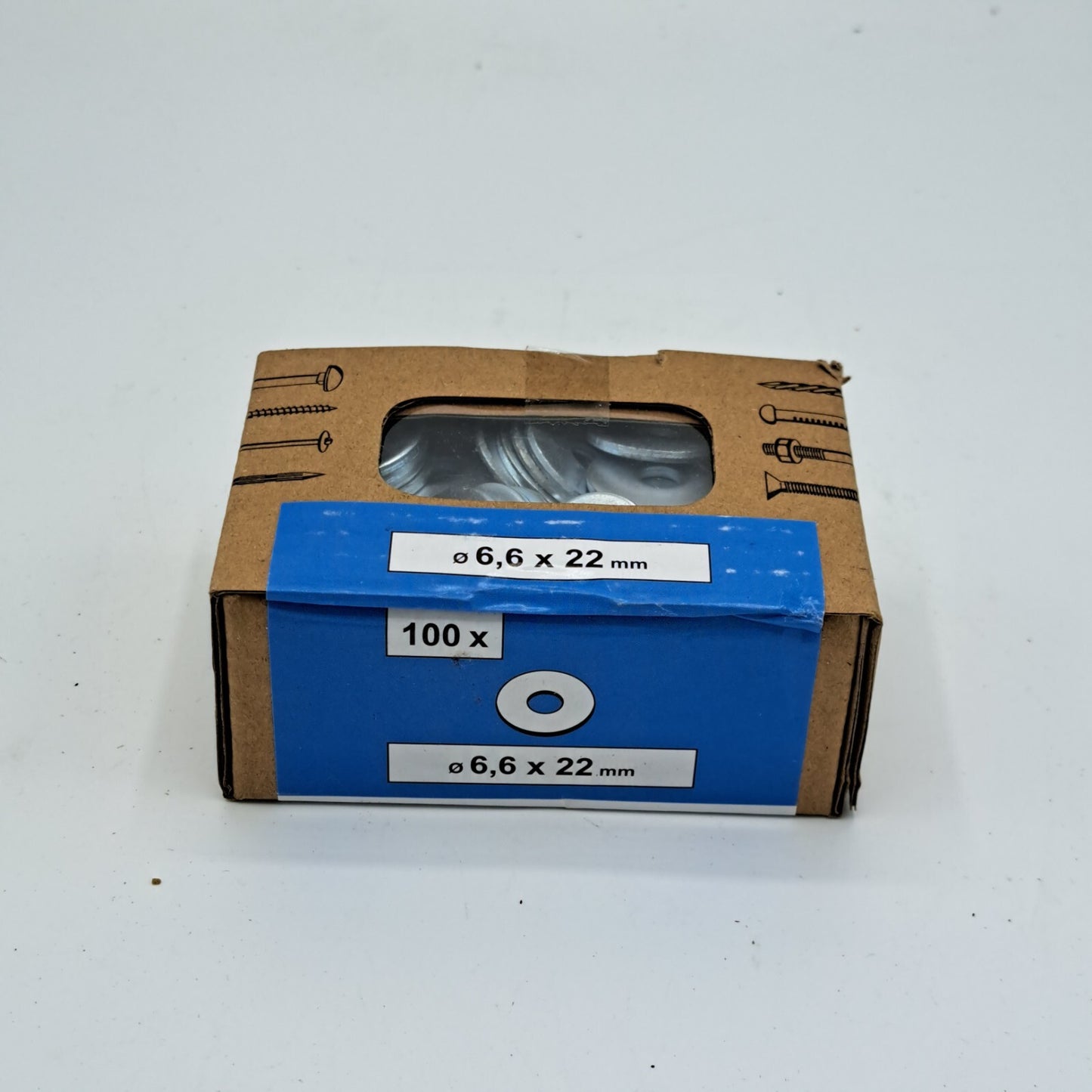 Emil Lux Unterlegscheiben 6,6x2mm 100 Stück