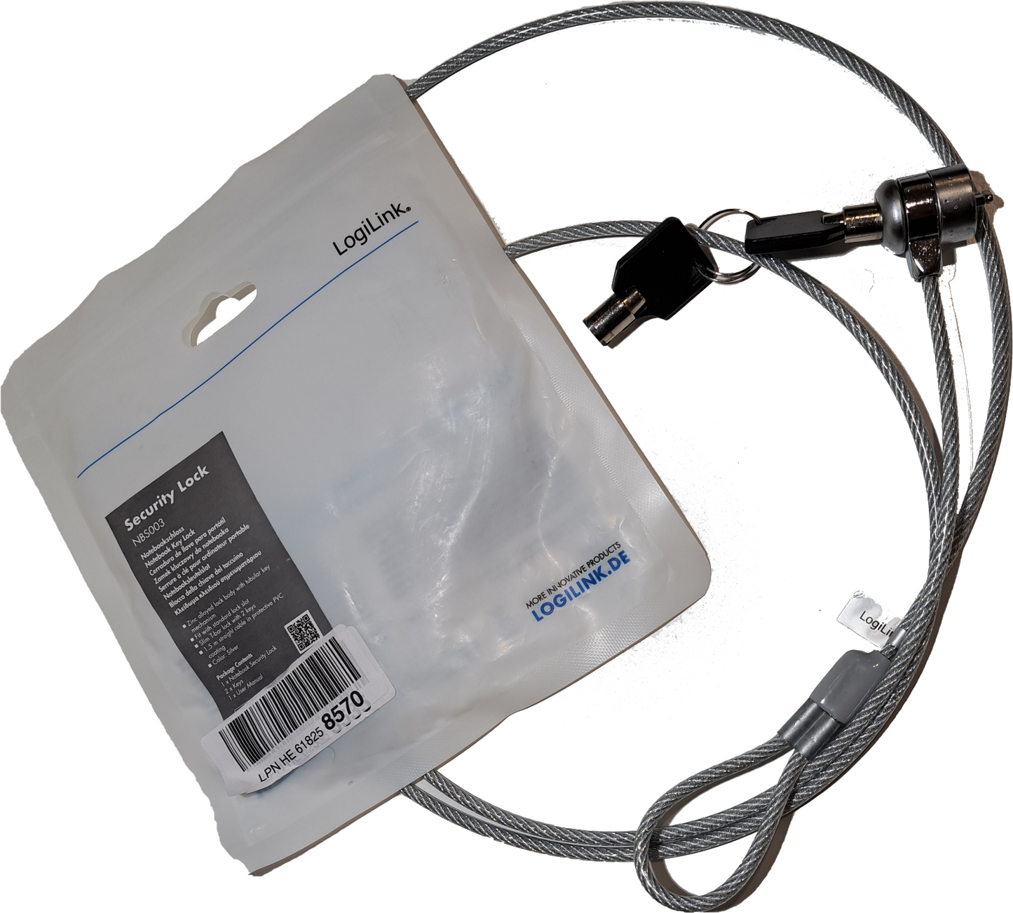 LogiLink Notebook Security Lock NB5003