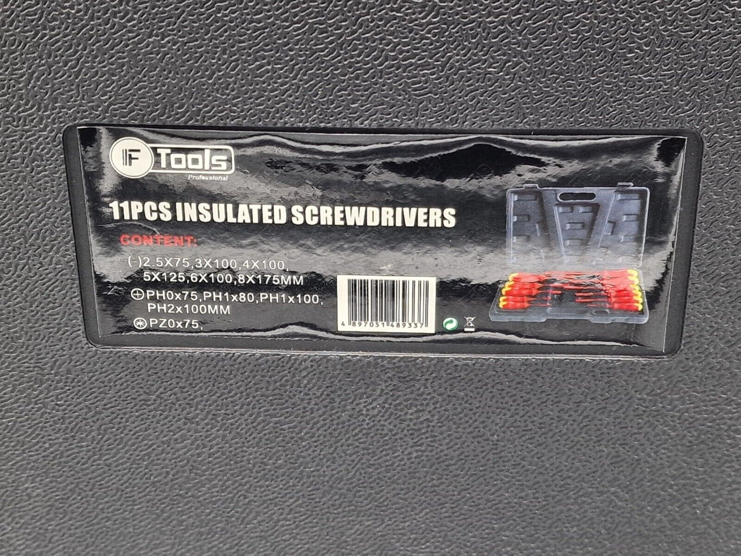 Schraubendreher Set 11tlg isoliert Schraubenzieher, inkl. Koffer