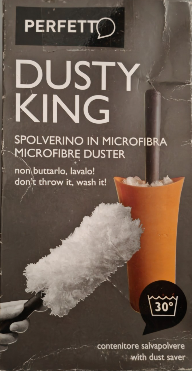 Piumino Perfetto Dusty King Staubwedel mit Behälter Staubwischer Reinigung B5