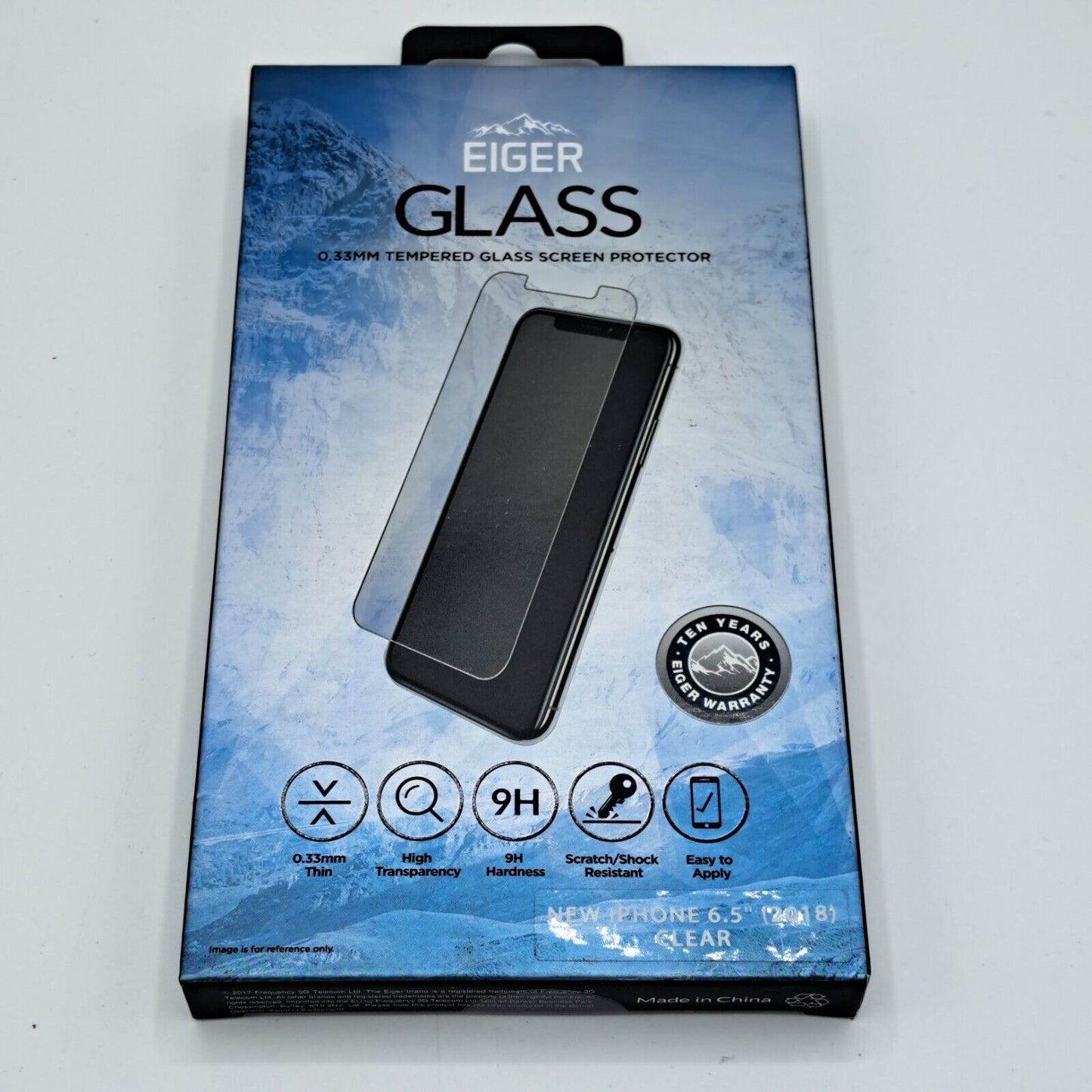 Eiger Glass Screen Protector für New Iphone 6.5 Zoll 2018