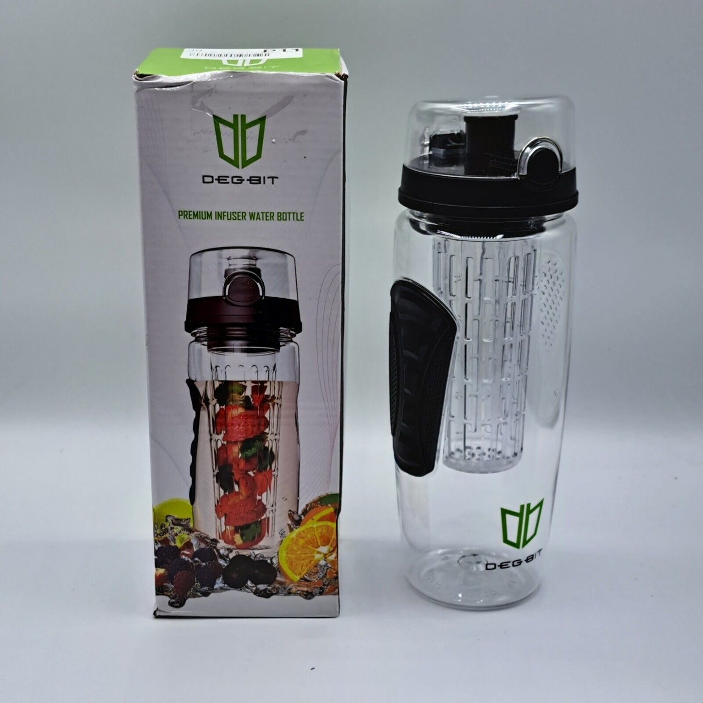 Deg Bit Premium Infuser Water Bottle, Frische Früchte, Geschmacksflasche