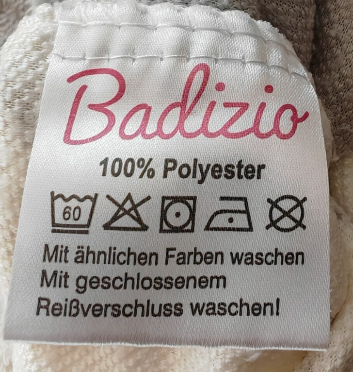 BADIZIO Classic Wendebettwäsche Rauten Plüsch 155x220 80x80 2tlg Grau B4