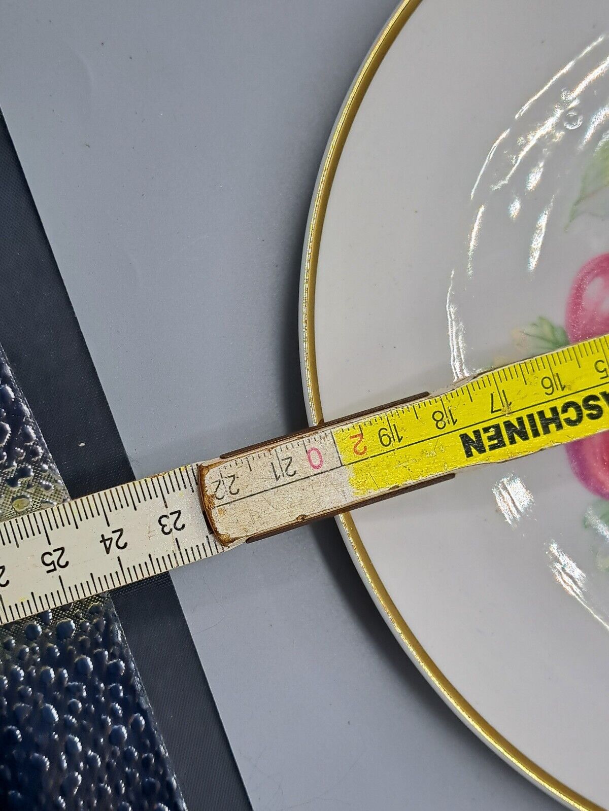 Hutschenreuther Porzellan, 6 Kuchenteller, 20cm Durchmesser