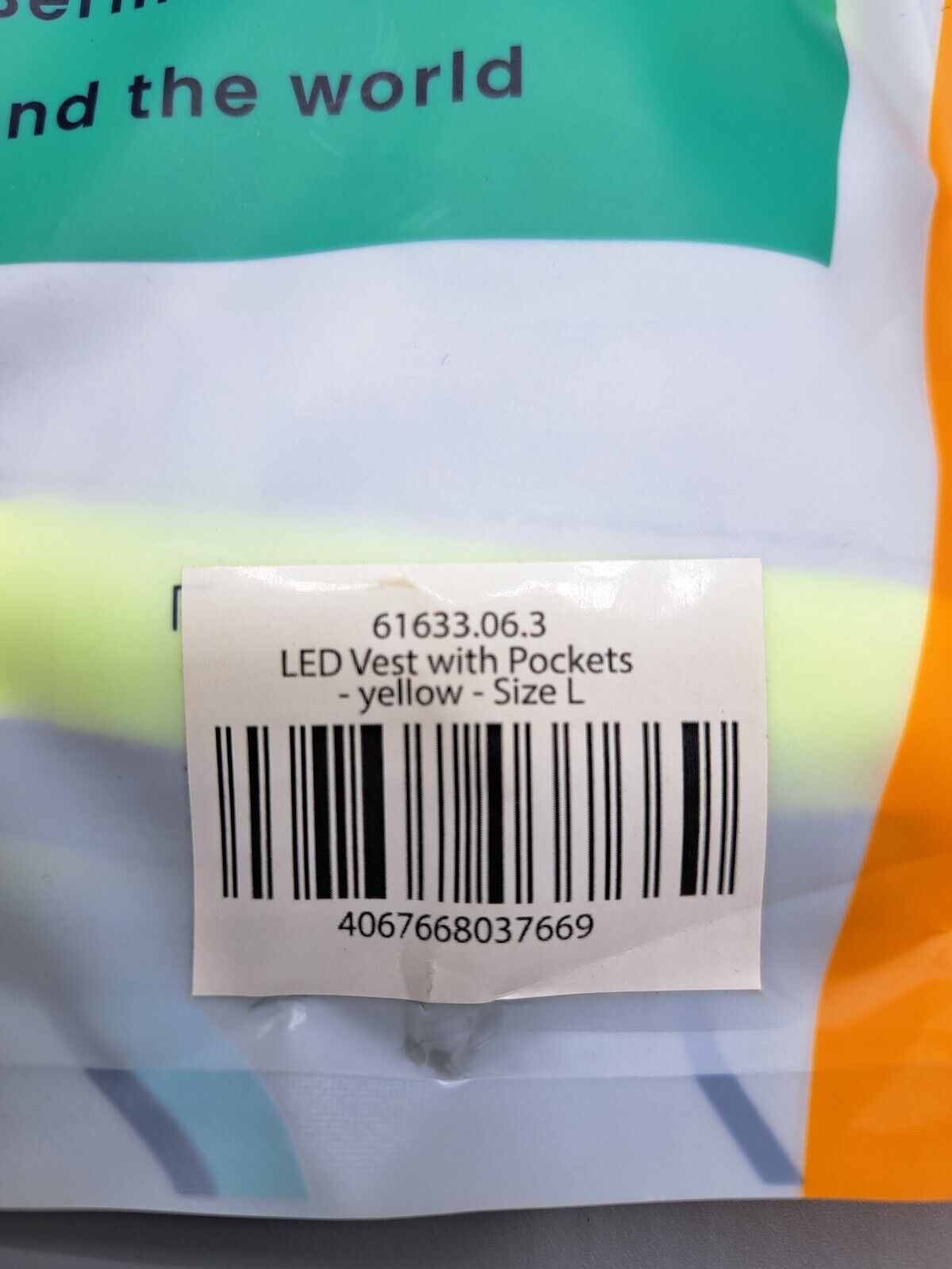 KWmobile, LED Weste mit Taschen Größe L