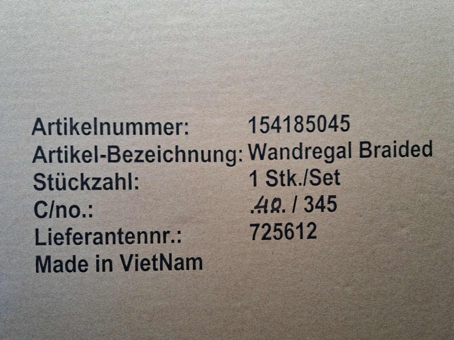 Wandregal Vintage Rattan Weinregal Küche Weltbild Braided