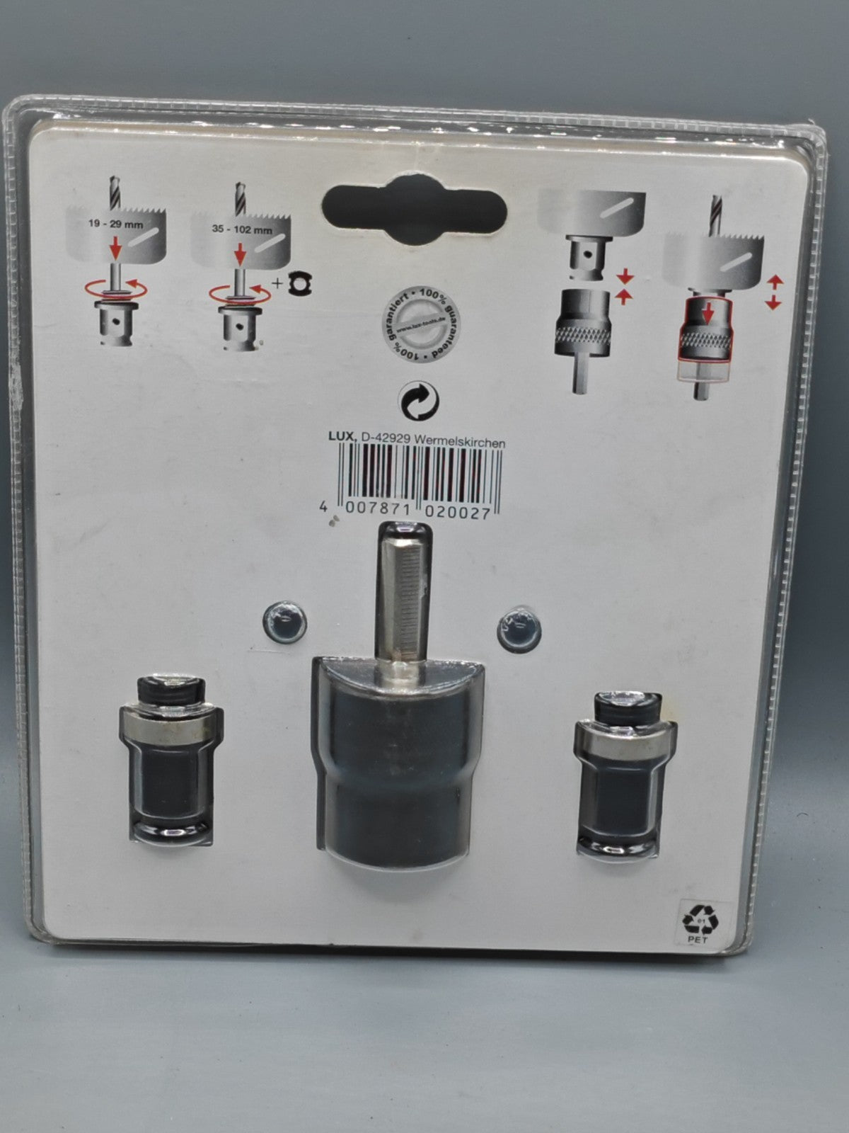 Lux Tools Lochsägen-Aufnahme-Halter 3er Set