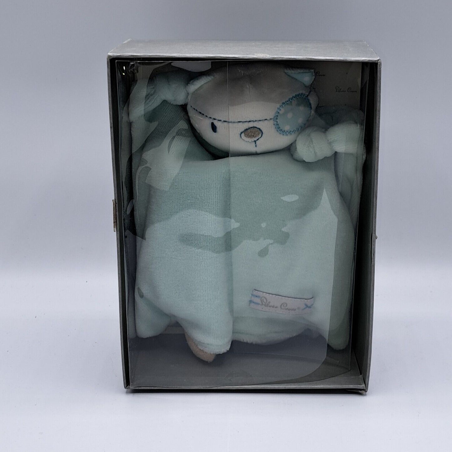 Plüsch Katze SILVER CROSS Piraten blau weiß bandana auge 22 cm