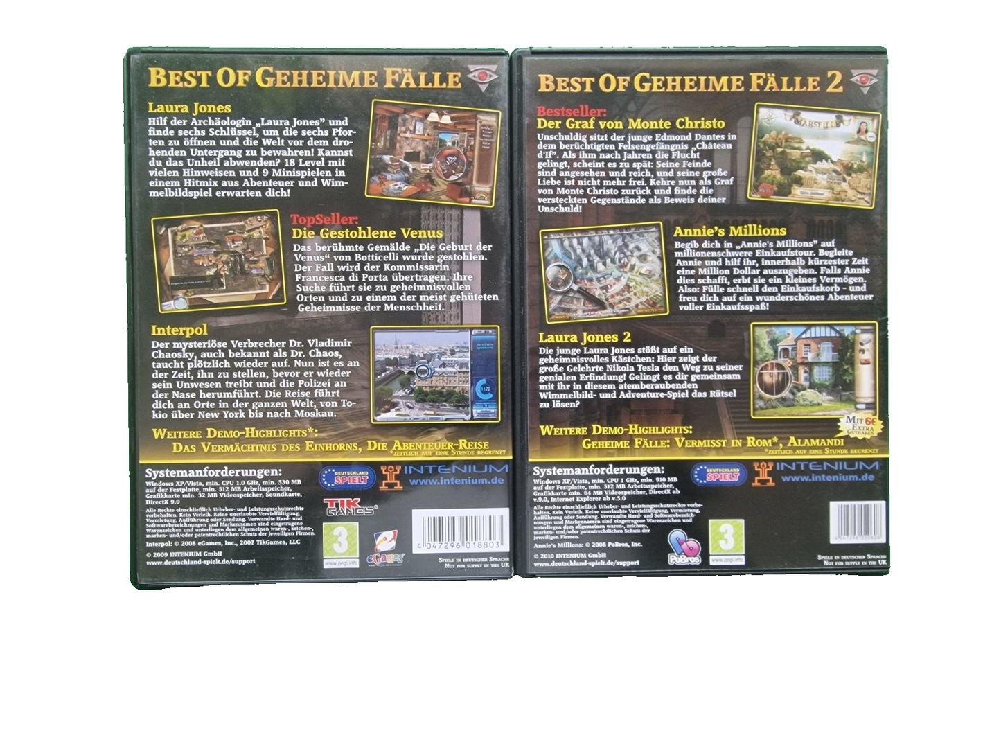 Best Of Geheime Fälle + Best Of geheme Fälle 2