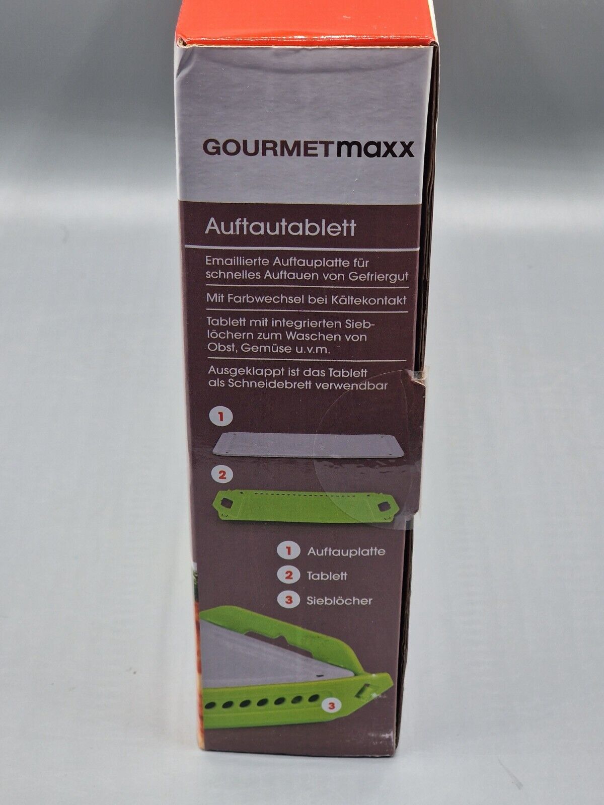 Gourmetmaxx Auftautablett, 3 in 1, 2 teilig