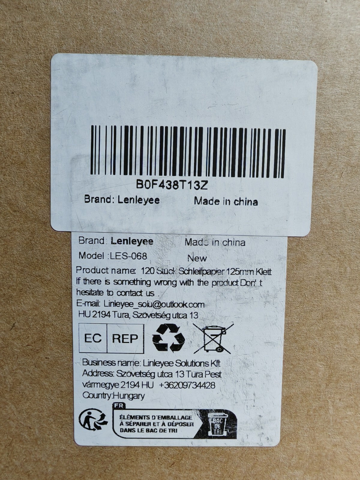 Schleifpapier 120 Stück 125mm Klett Exzenterschleifer Schleifscheiben