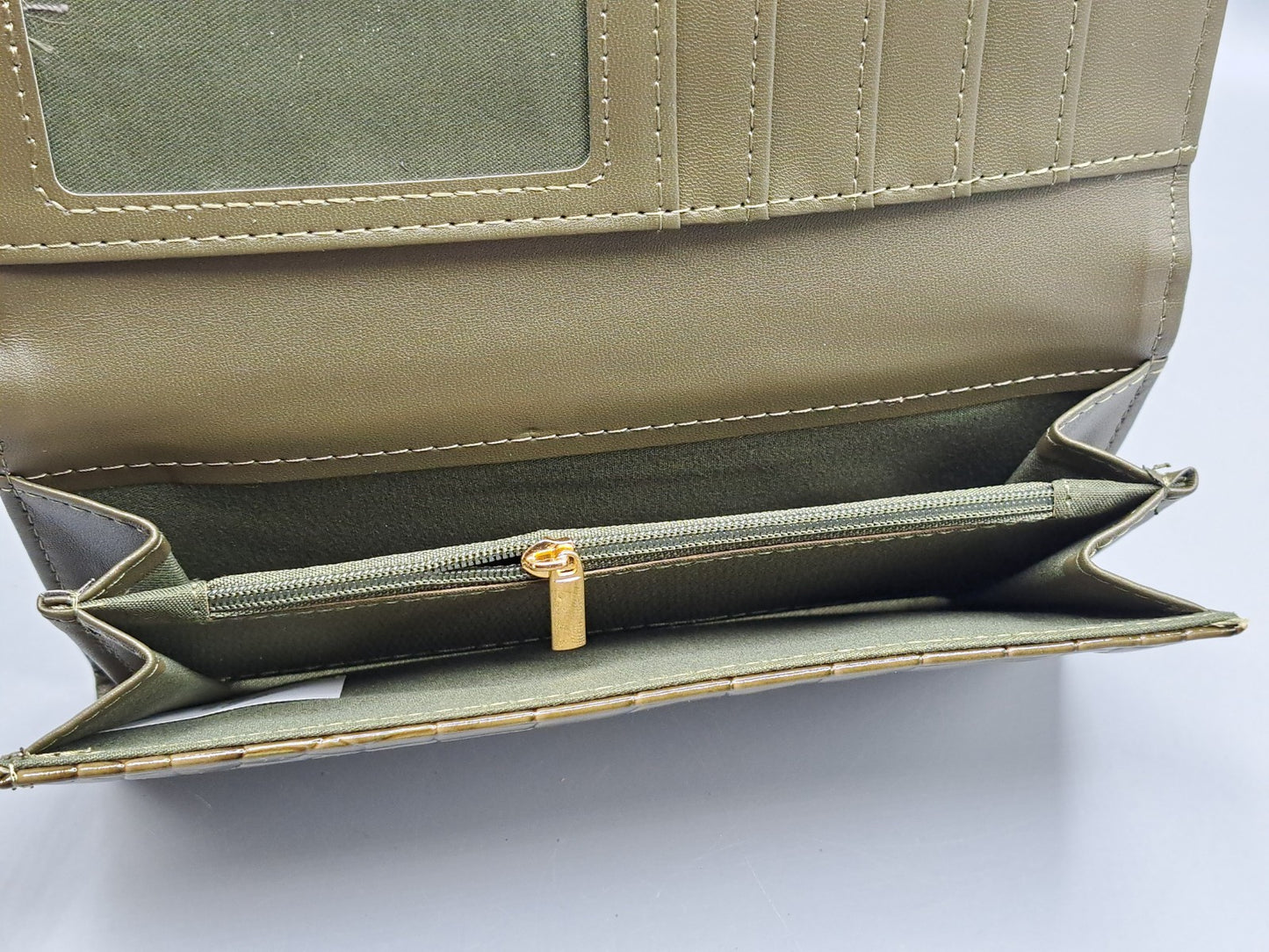 Geldbörse, Damen, 20 cm, Reißverschluss, Knopf