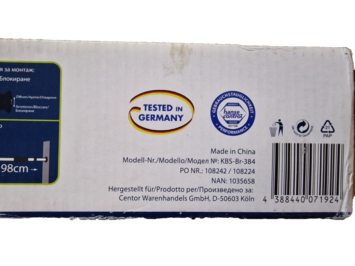 Sport Türreck mit Trainingsbändern Centor