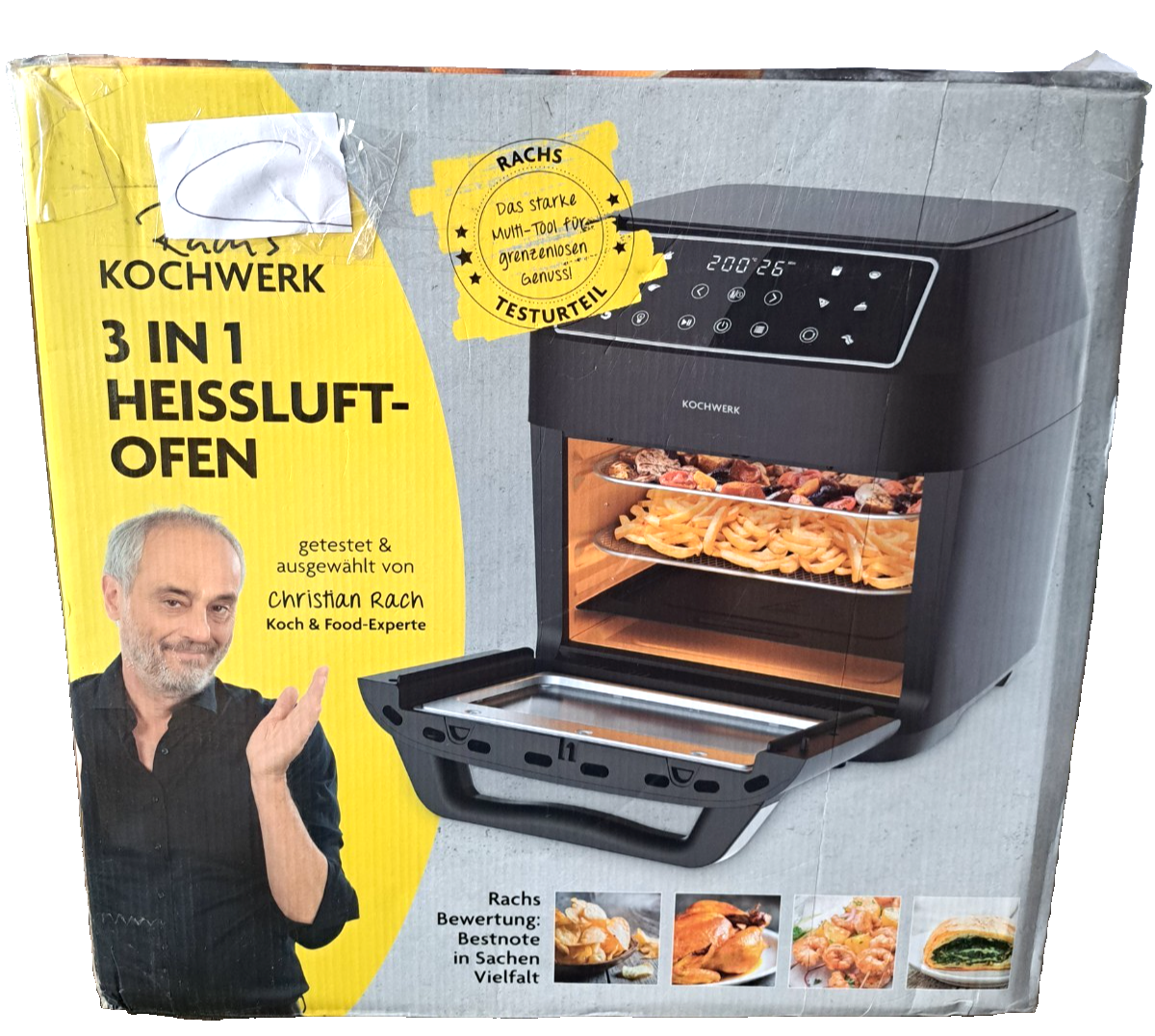 Rachs Kochwerk 3in1 Heissluftofen