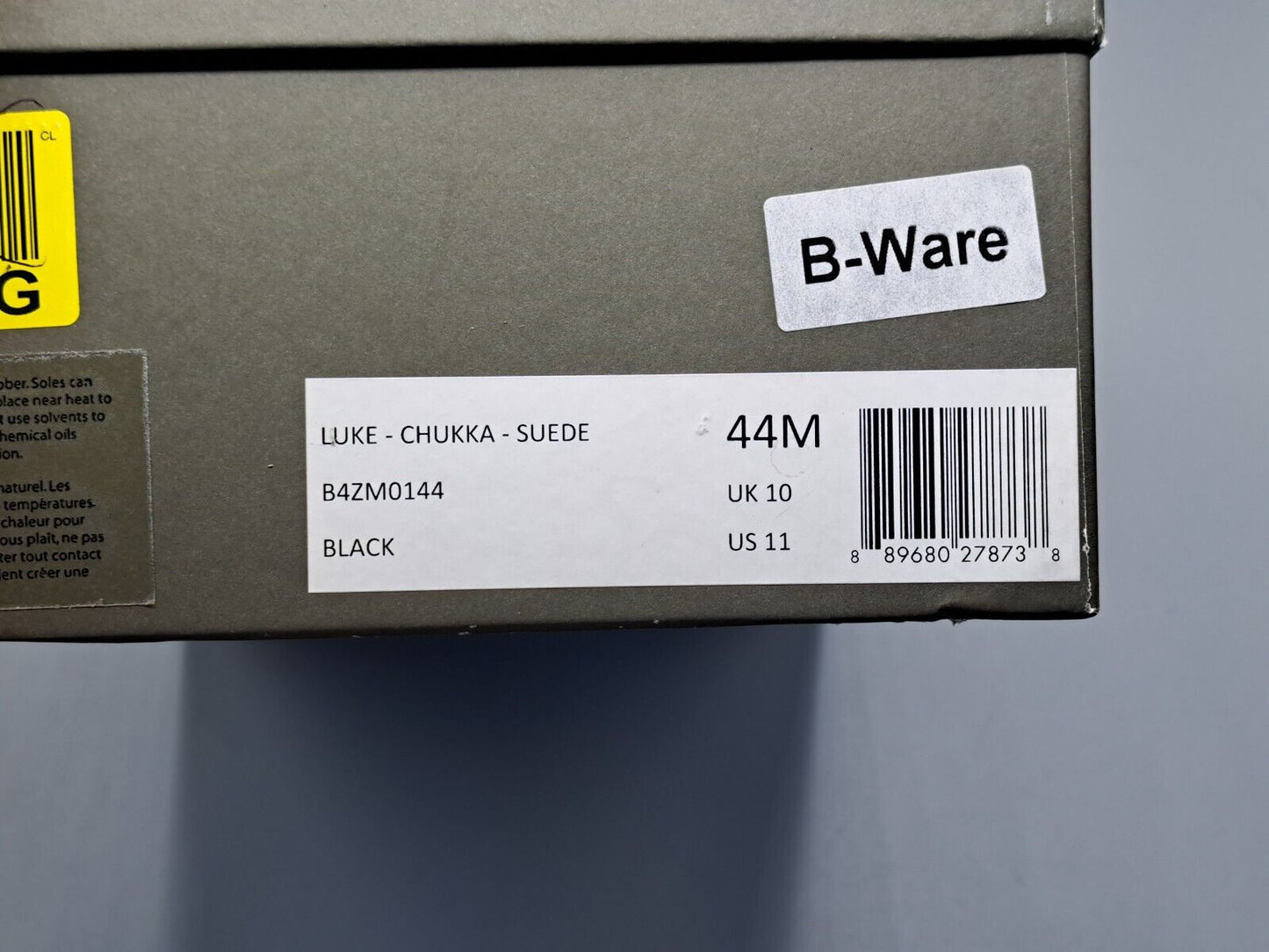 Allsaints, Luke Chukka Suede, Schwarz, Größe 44, Herren