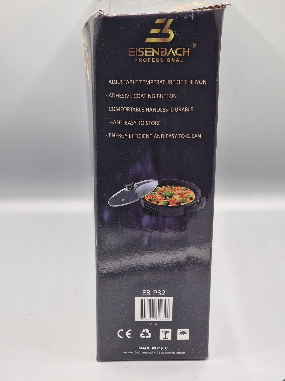 Eisenbach Professional, Elektrische Pizza Pfanne, EB-P32