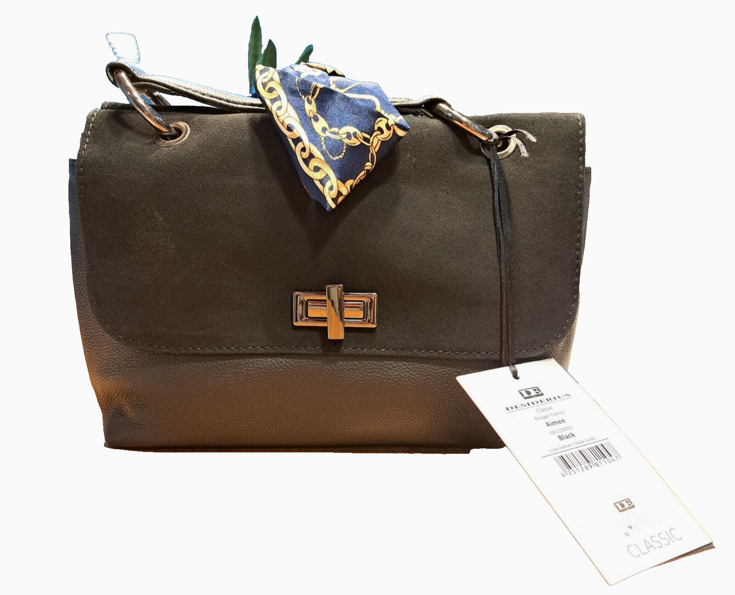 Desiderius Classic Blogger Edition Schwarz Handtasche, UVP: 100€, Damentasche