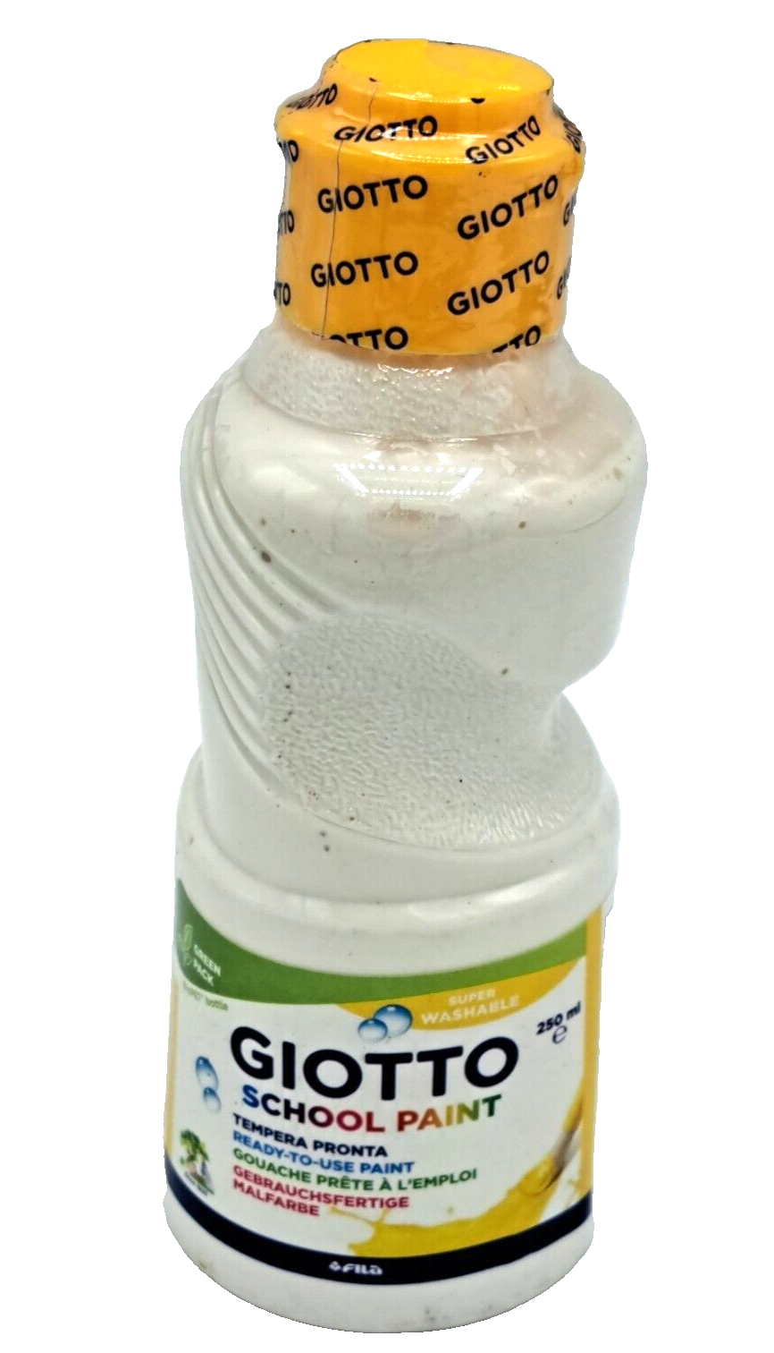 Giotto School Paint Super Auswaschbare Temperafarben Weiß 250 ml