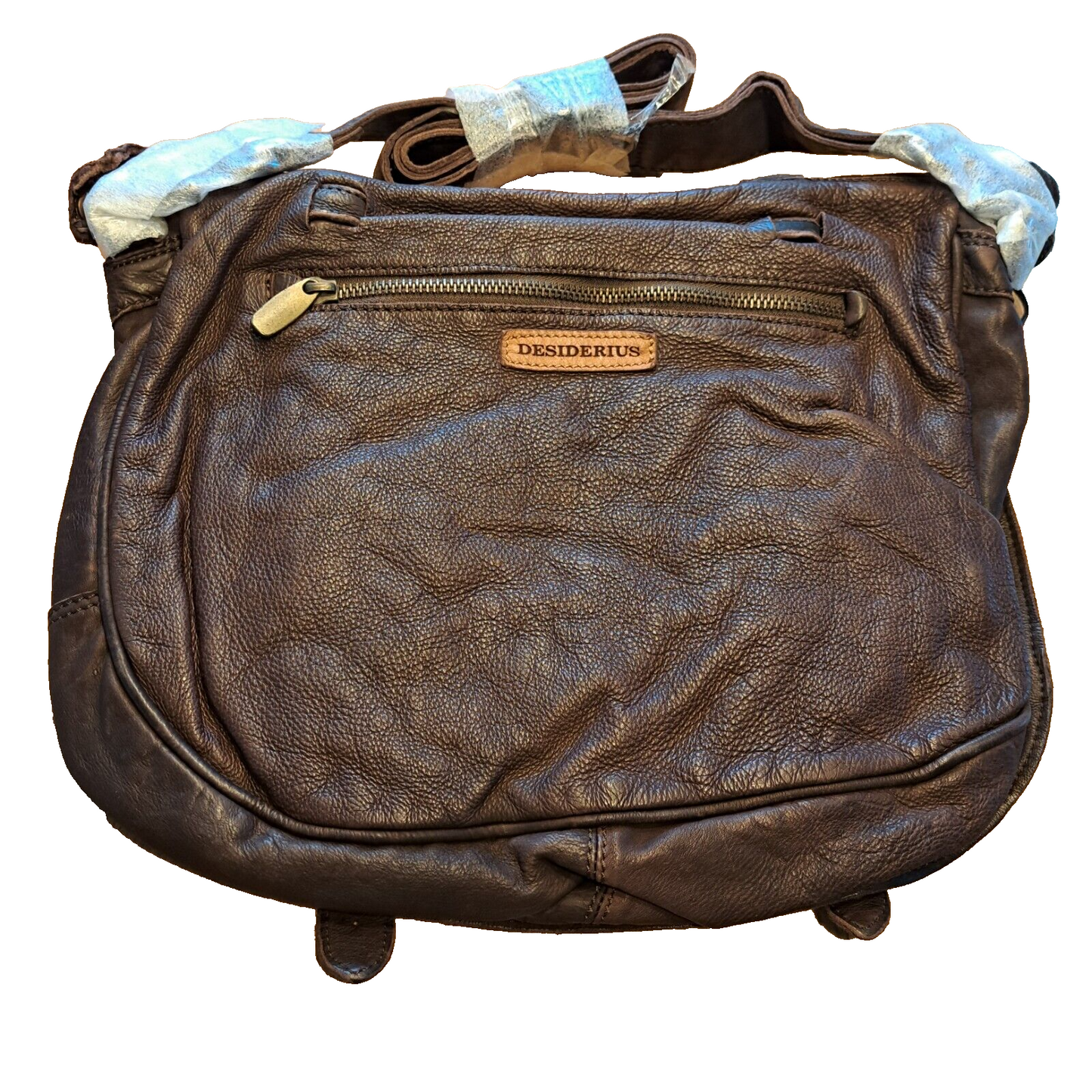Desiderius Basic Kajetan Braun Männerhandtasche, Schwarz, Echtleder, UVP: 149,95