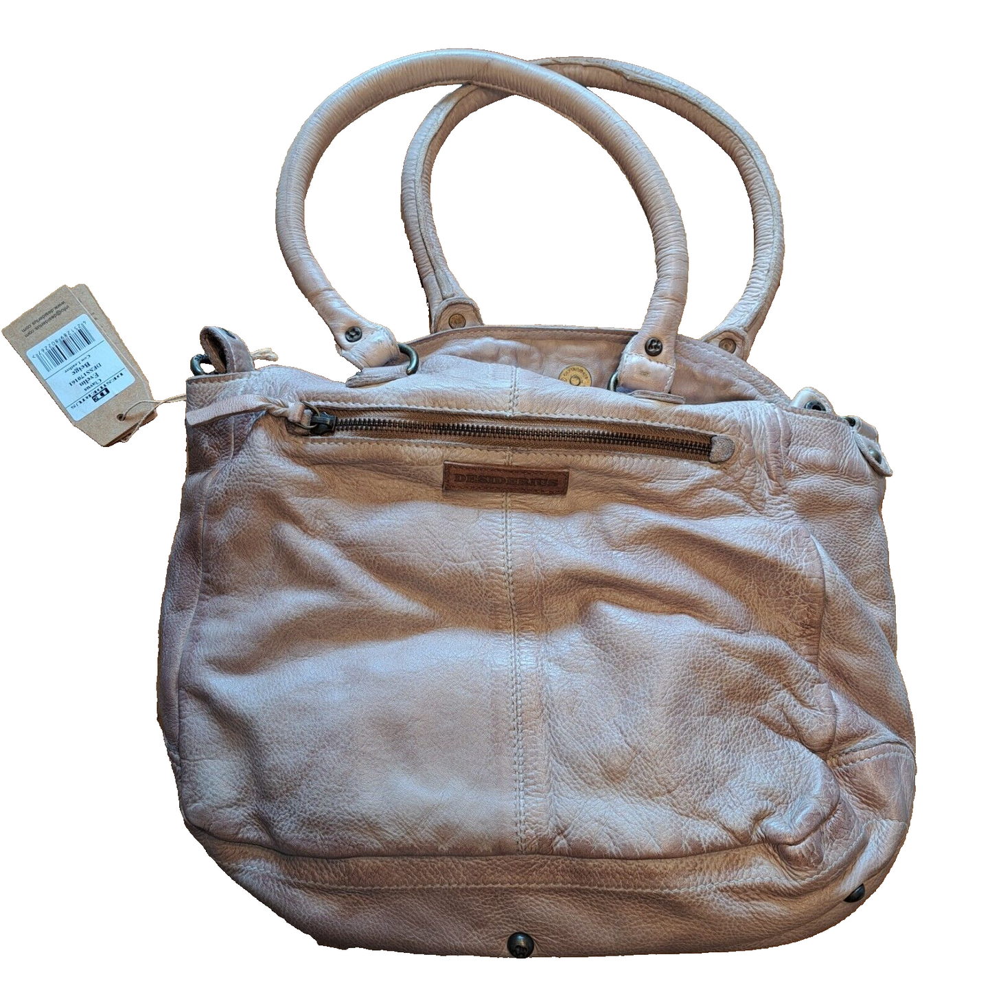 Desiderius Clavus Evelin Beige Handtasche, Echtleder, UVP: 239,95