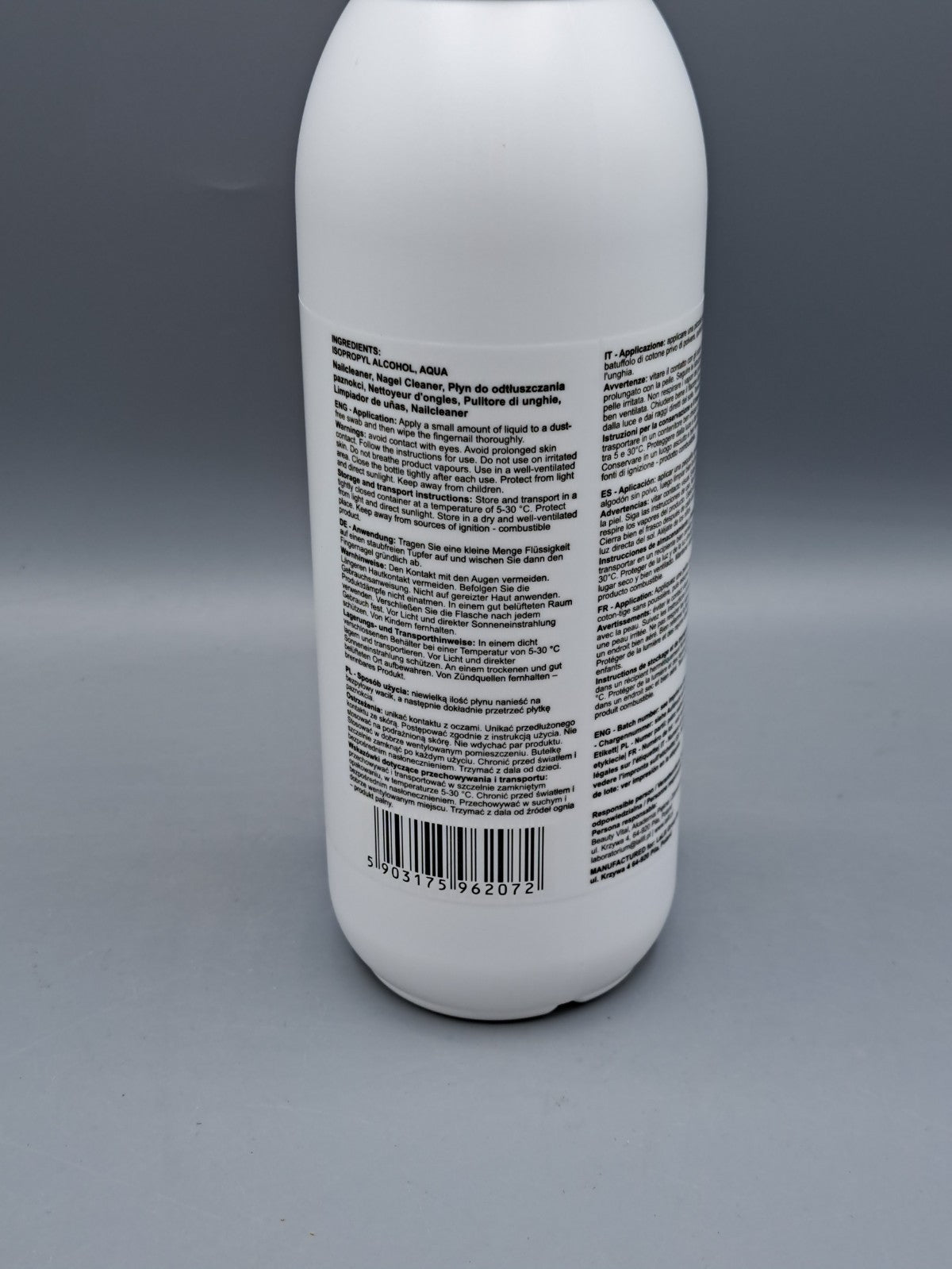 LALILL Nail Cleaner 500 ml - Nagellackentferner