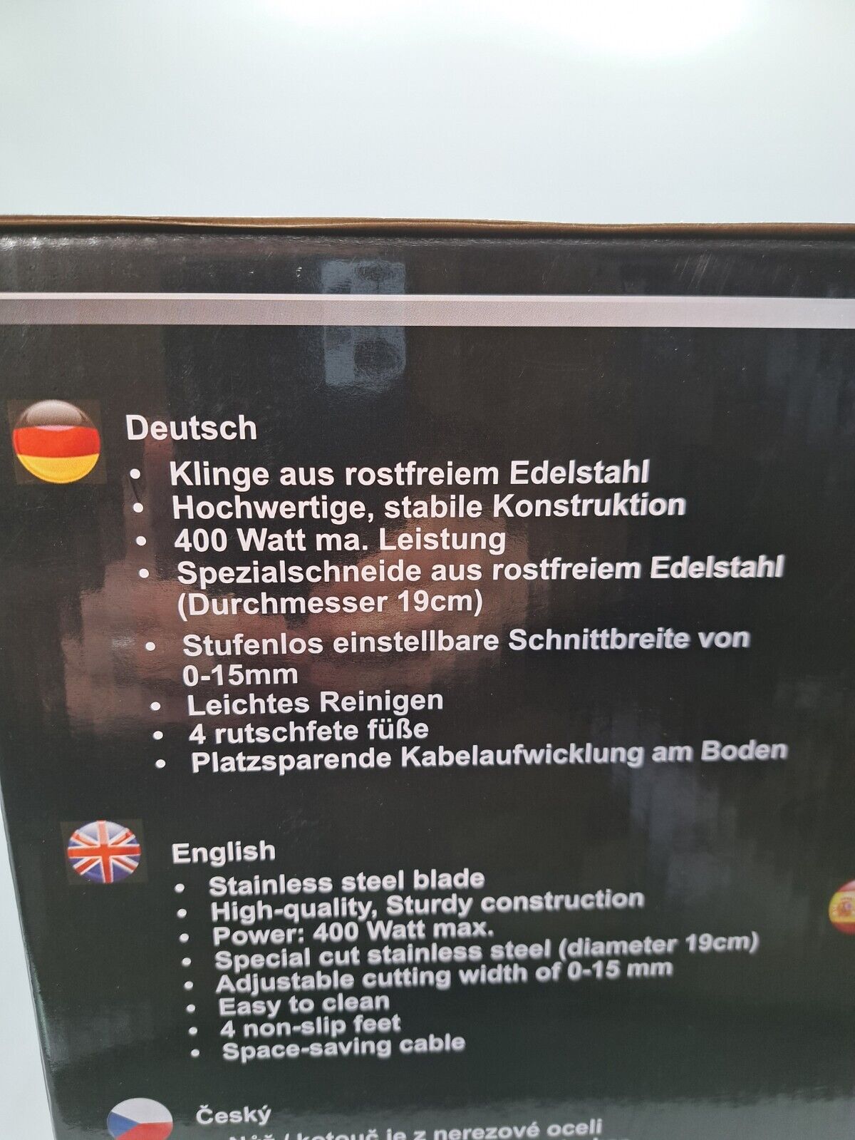 DMS Allesschneider AS-400, Brotschneidemaschine, Küche, Wurst