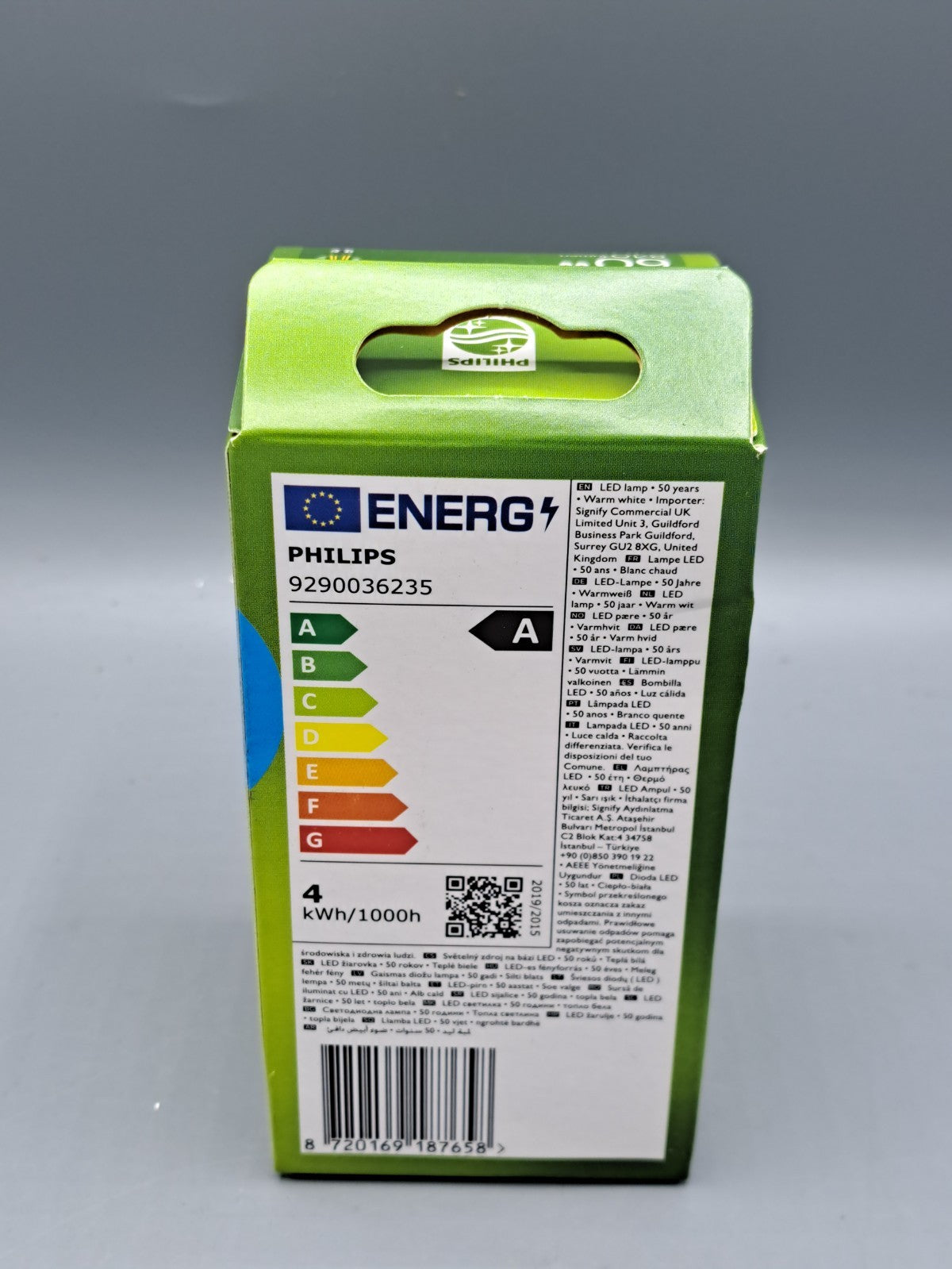 Philips LED E27 60W 840 Lumen Warmweiß Energiesparlampe Glühbirne