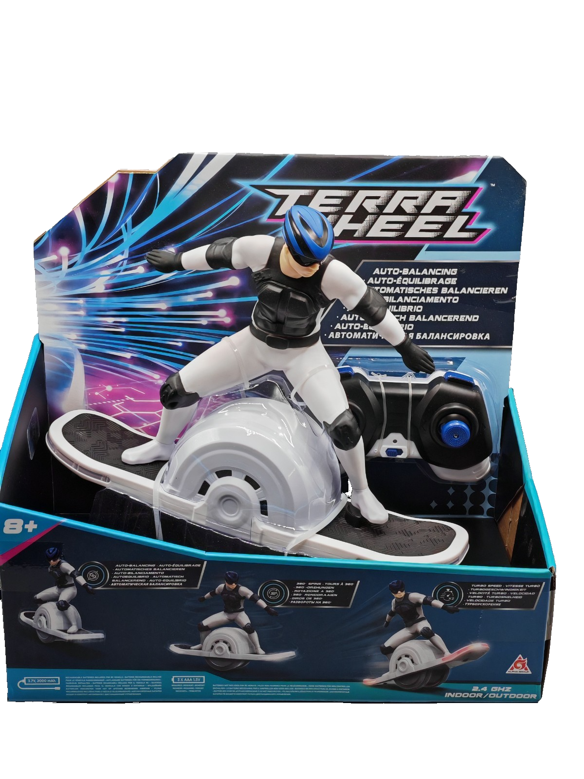 Terra Wheel RC Hoverboard 25cm ferngesteuert Akku wiederaufladbar