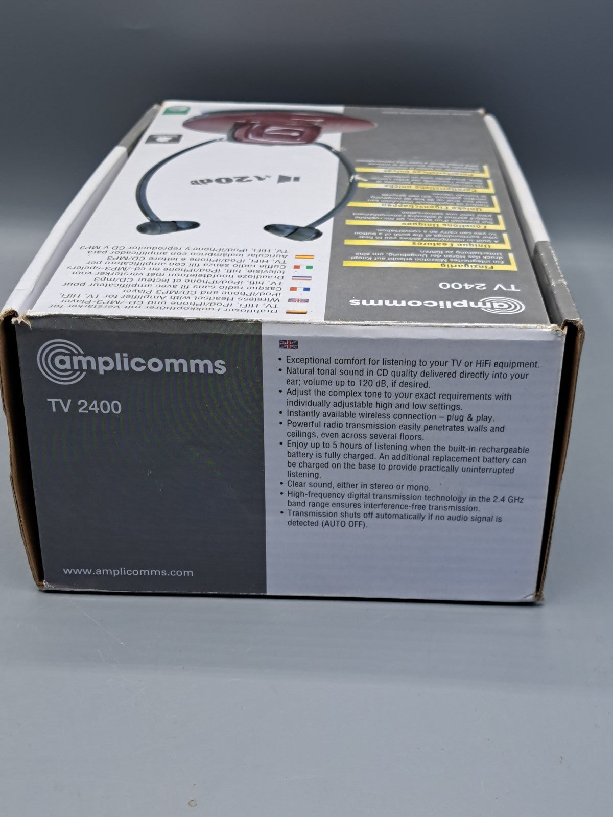 Amplicomms TV 2400, Funkkopfhörer, TV-Kopfhörer