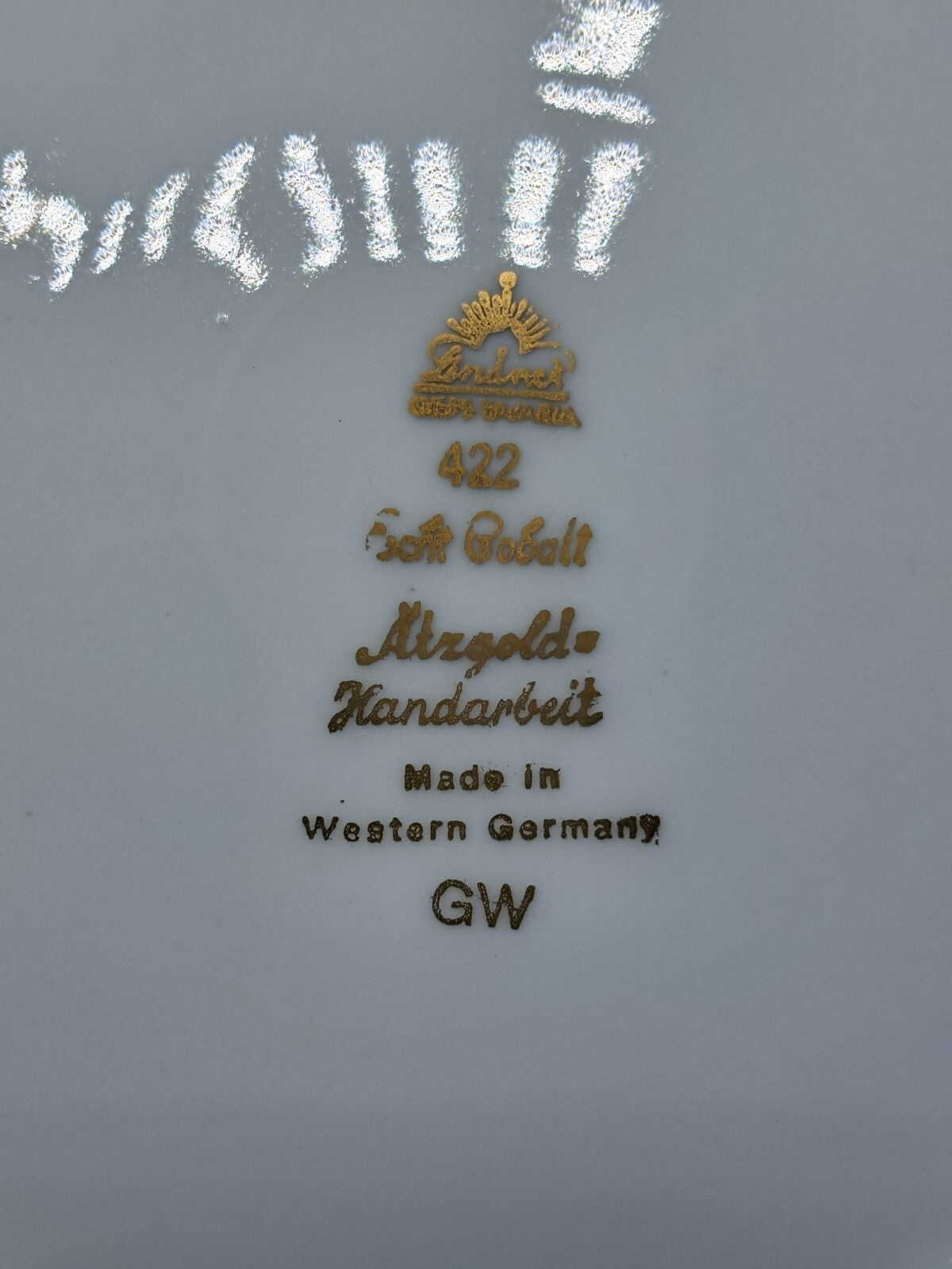 Lindner Porzellan, 2 Unterteller, Dekorativ