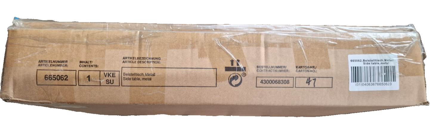 Tchibo Beistelltisch 665062, Metall, Weiß