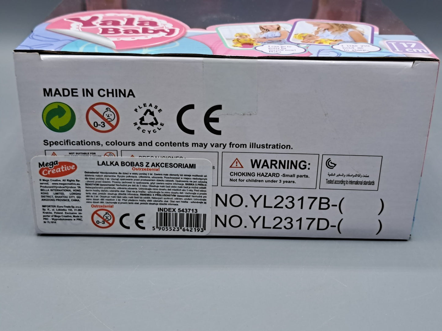 Mega Creative Yala Baby 17 cm Puppe