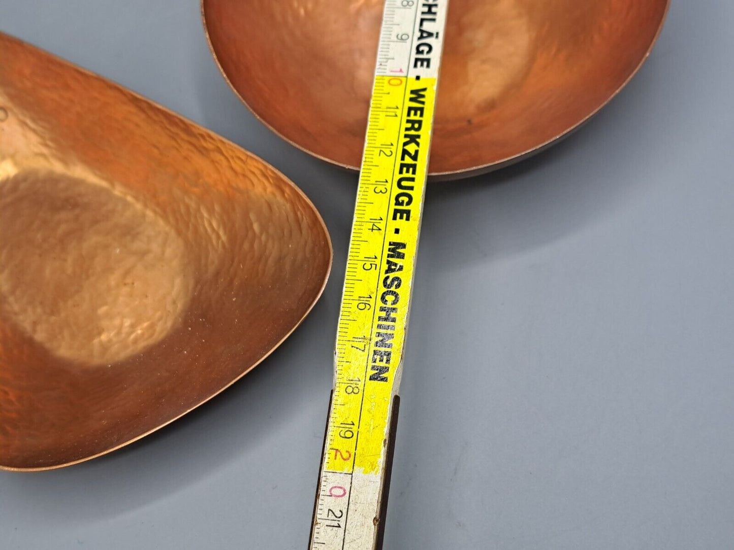 Kupferschälchen, 2 Stück, 13 cm