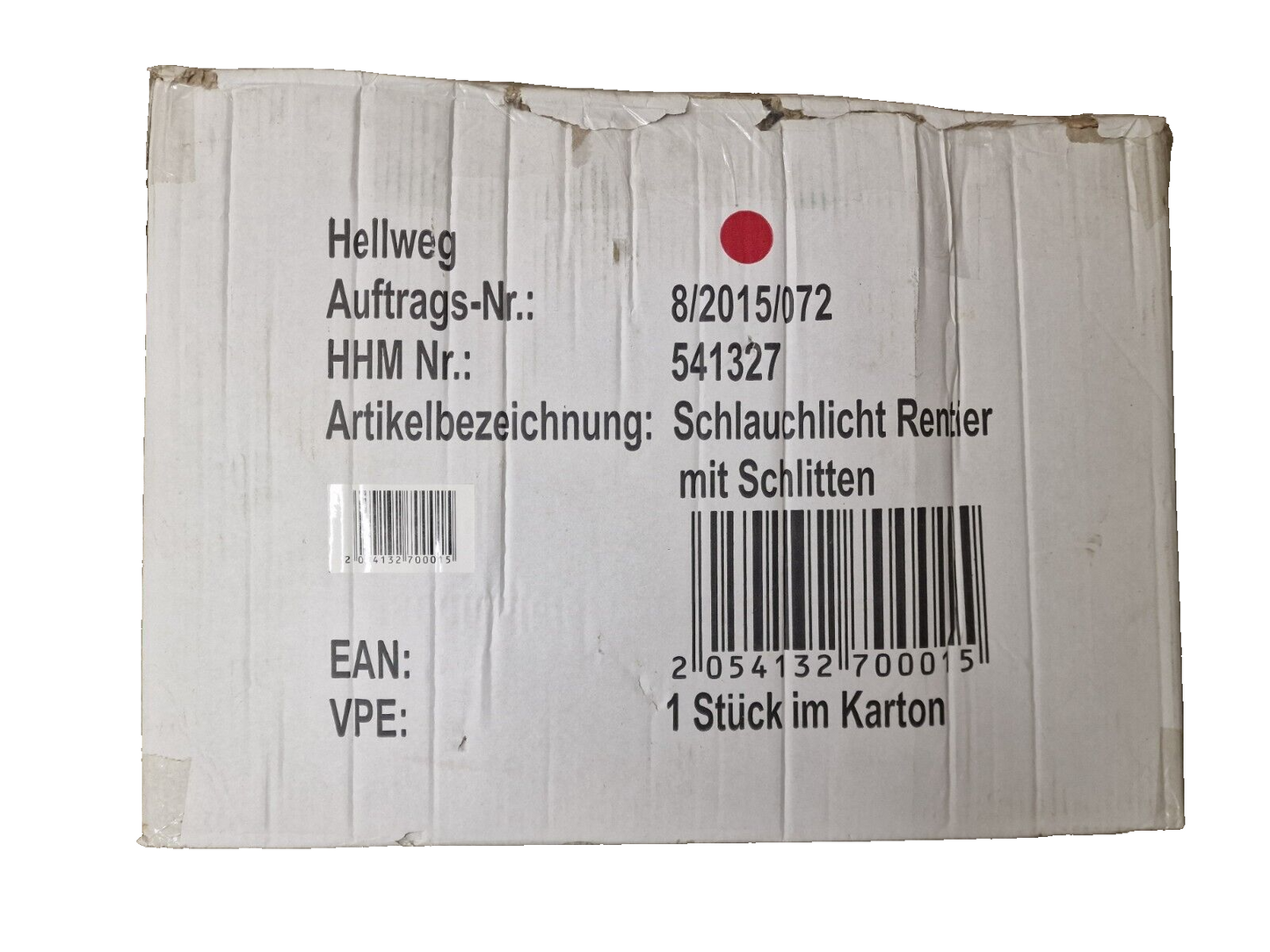 Ambientis Schlauchlicht-Rentier mit Schlitten