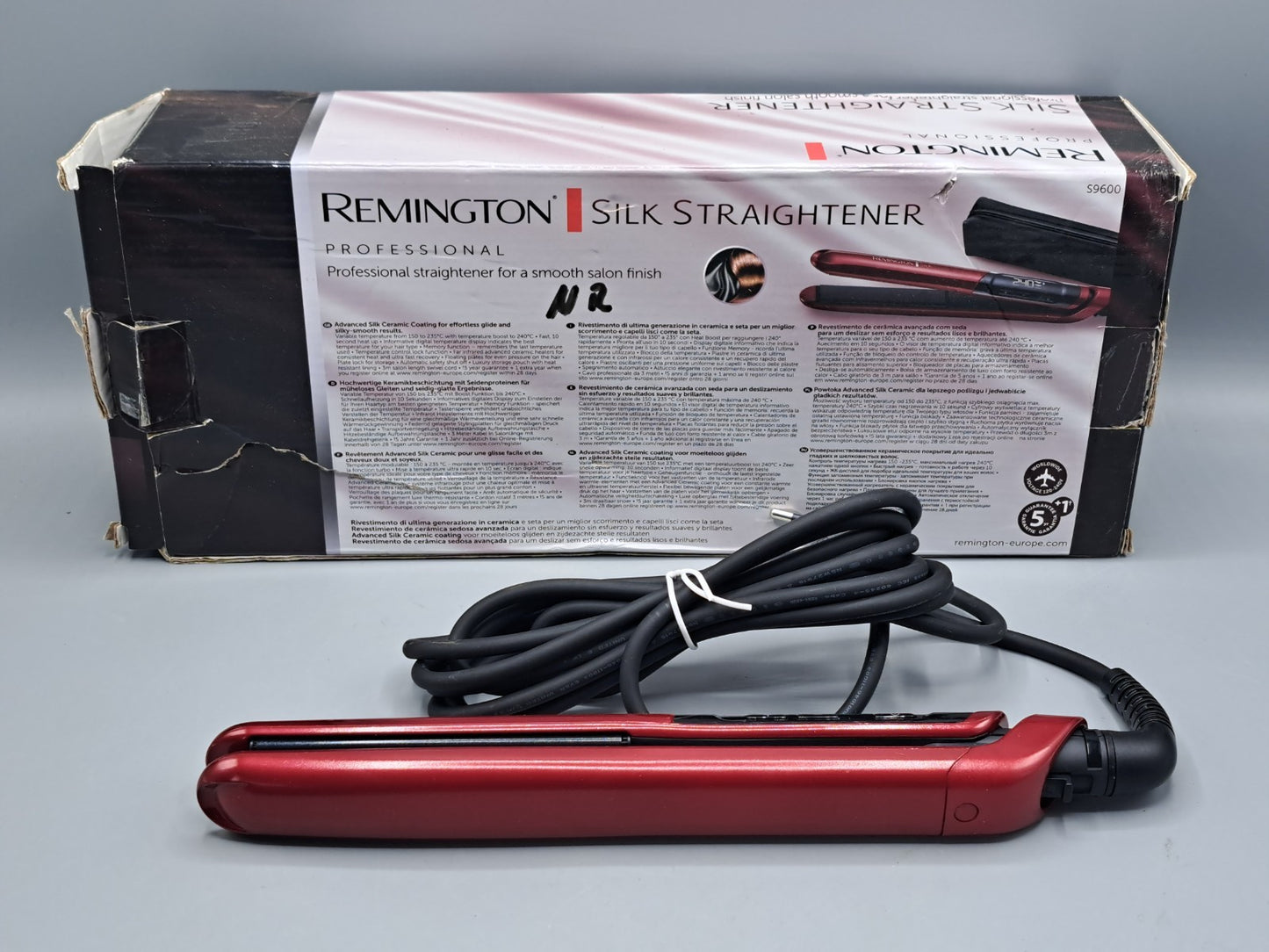 Remington Silk S9600 Glätteisen - Rot