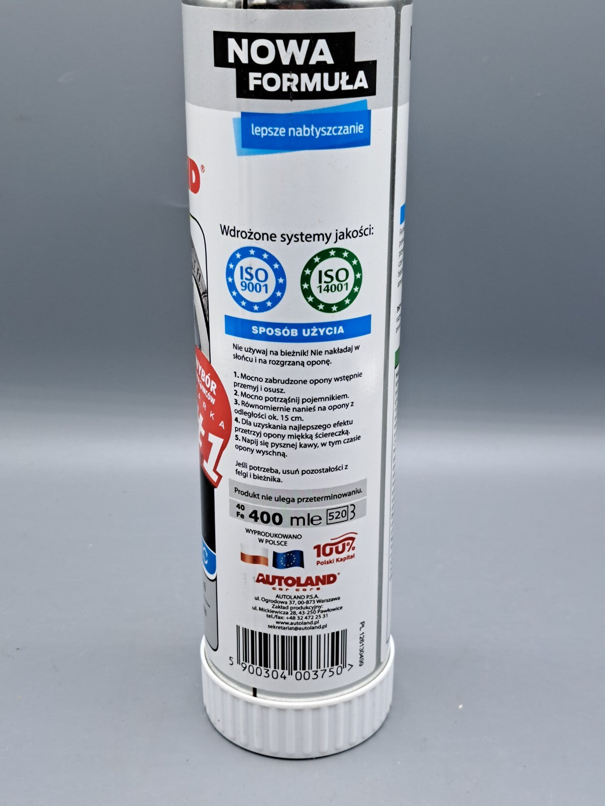 Autoland Car Care, Reifenschaum, 400 ml