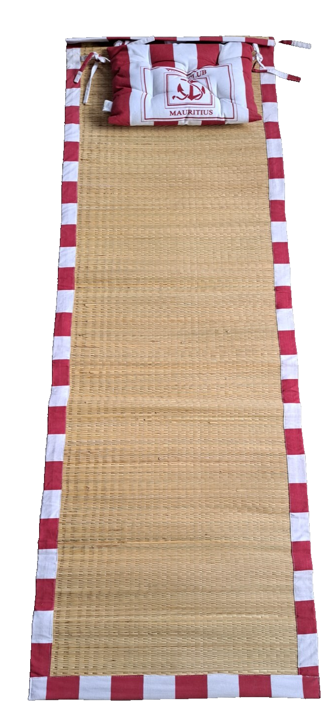 Picknickdecke Strandmatte mit Kissen, 179cm lang