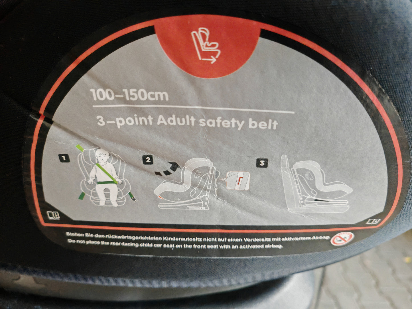 Fable Kids Boller Kindersitz Schwarz mit Station Kinderwagen Sitz Auto