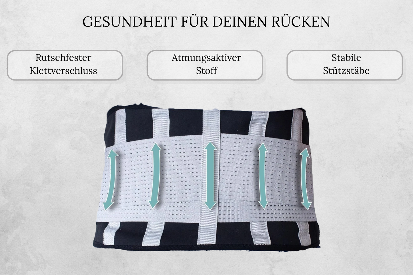 Rückenbandage für Damen und Herren, Lumbalbandage, Rückenschmerzen, Größe L