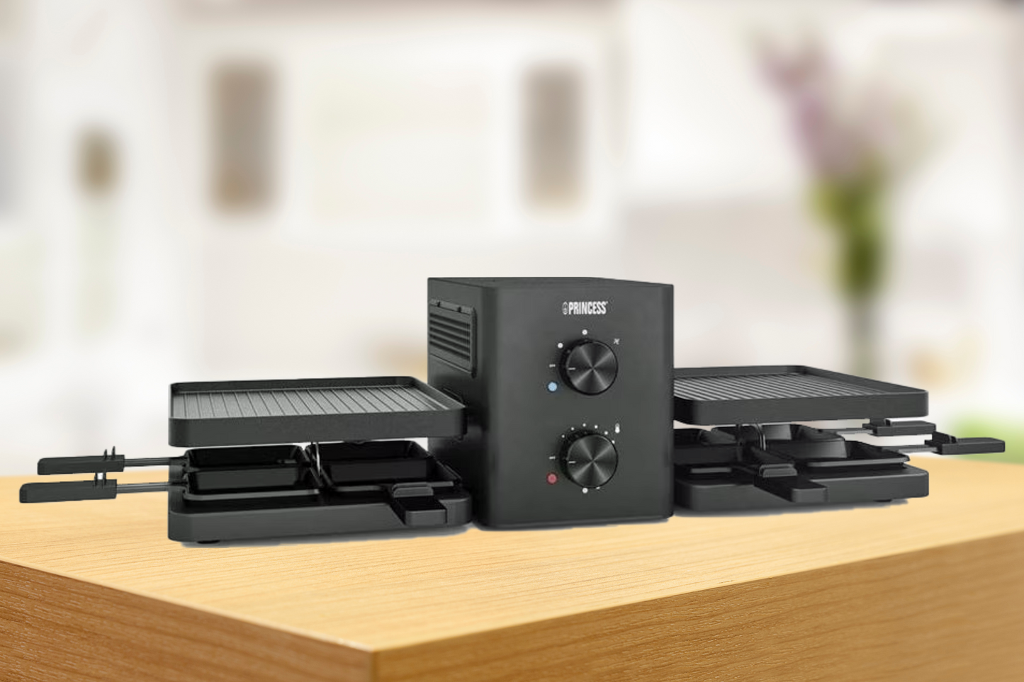 Princess Raclette Purify, 8 Personen, Integriertes Luftfiltersystem