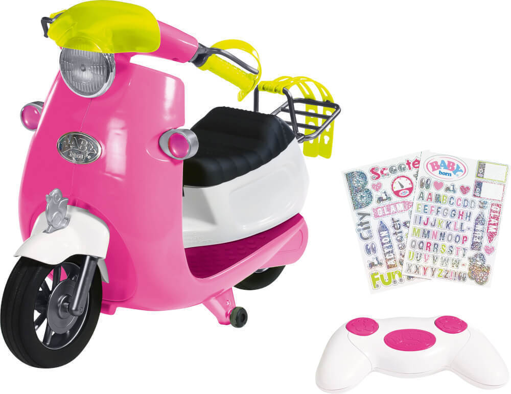 BABY born City RC Glam Scooter Roller Ferngesteuert Lichtfunktion Rosa D8