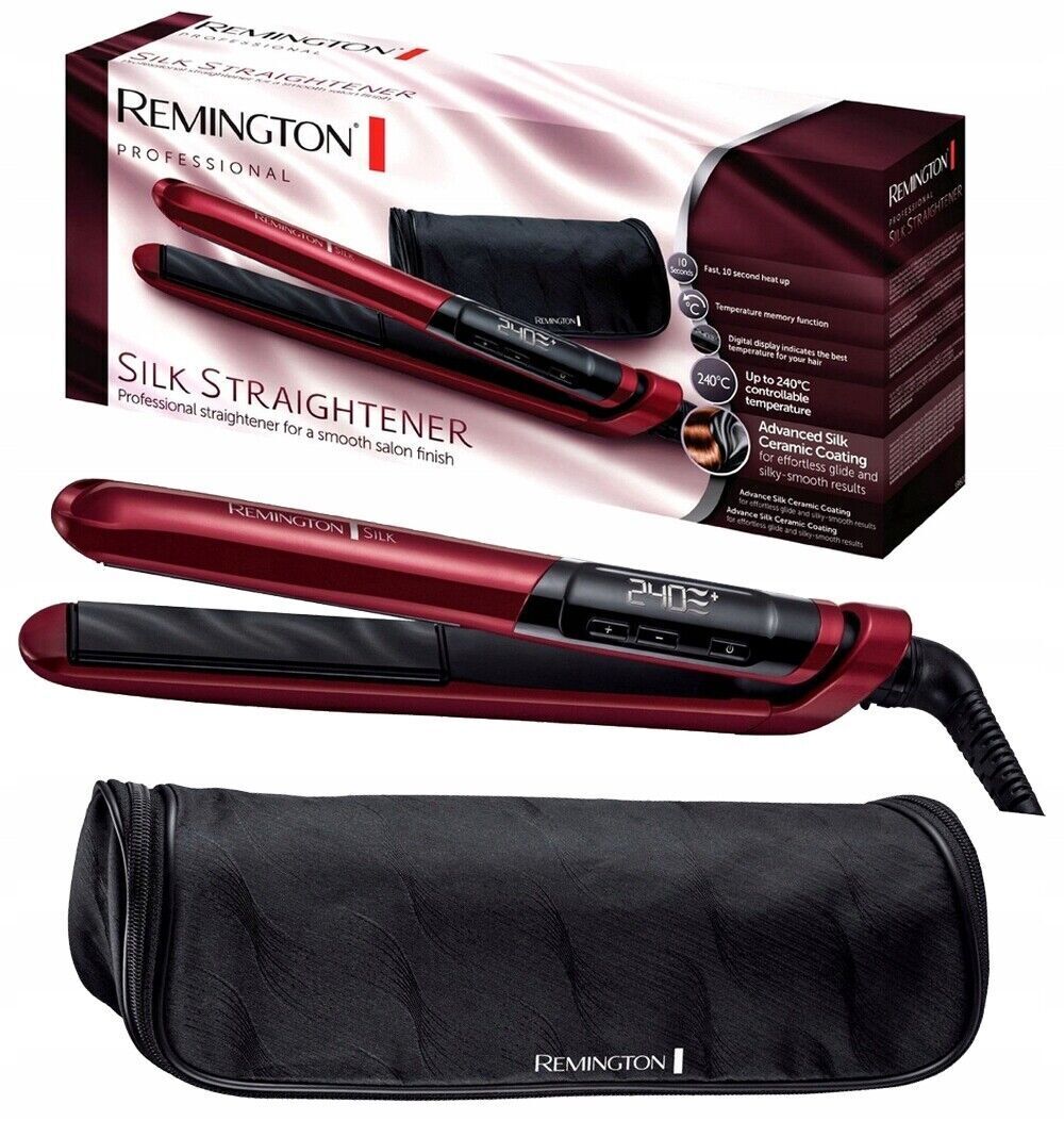 Remington Silk S9600 Glätteisen - Rot
