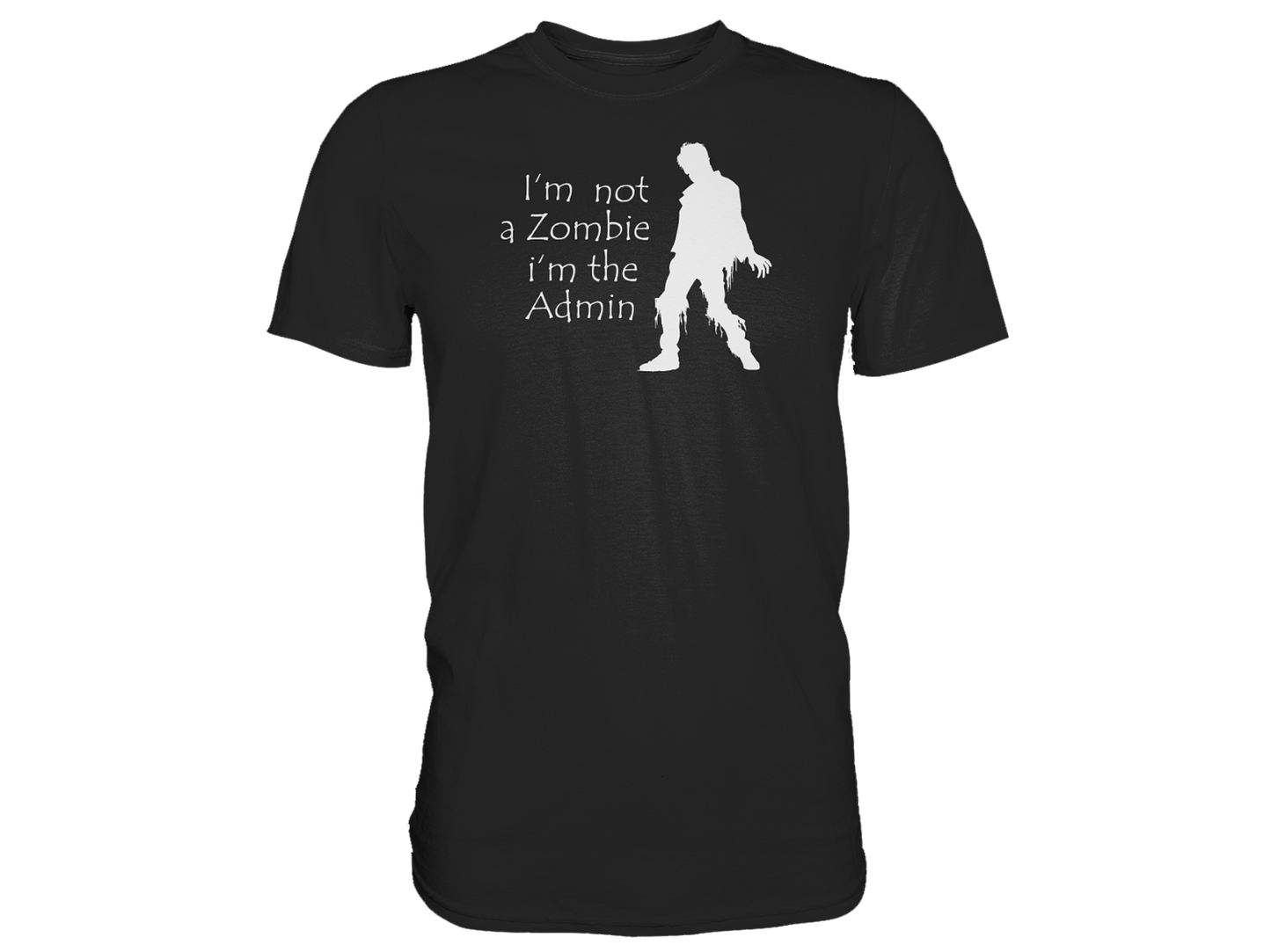 Zombie Administrator, Übergrößen, Herren Shirts, 100%Baumwolle