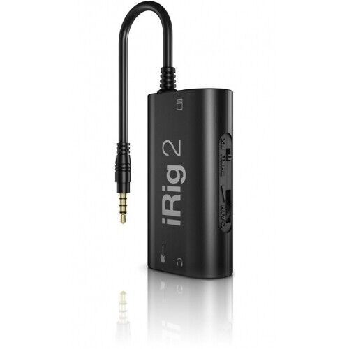 IK Multimedia iRig 2 Gitarren-Schnittstellenadapter - Schwarz