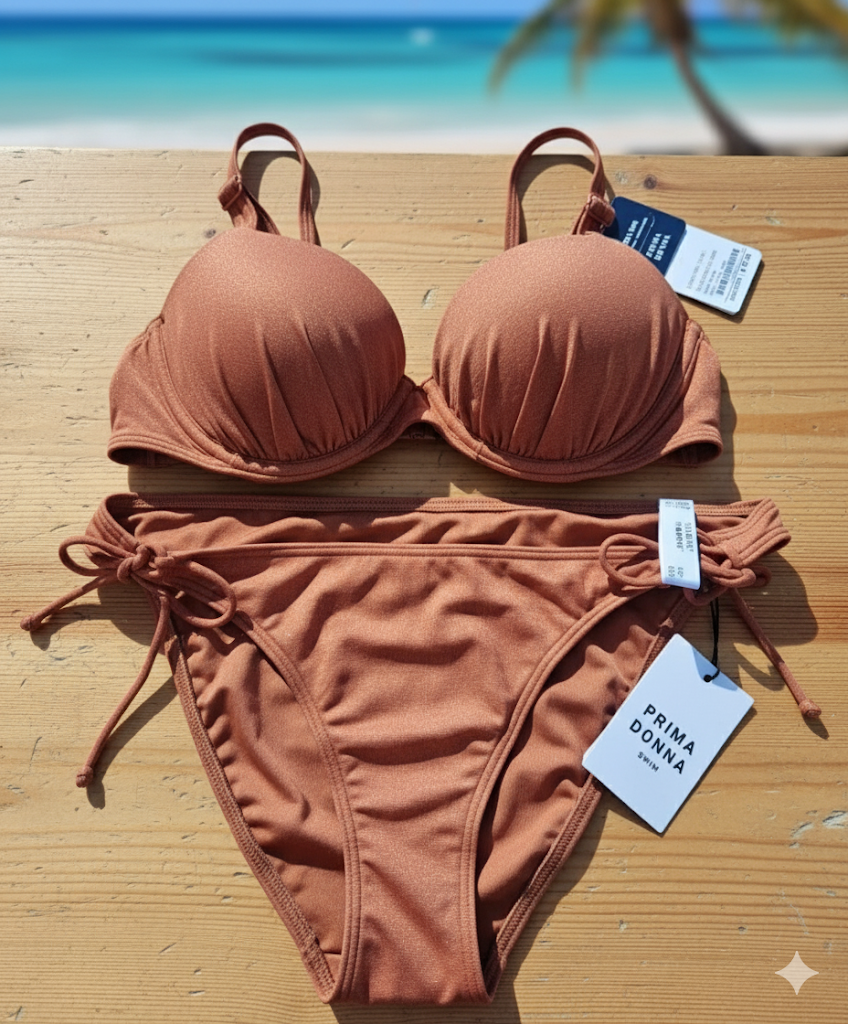 Prima Donna Bikini, Intimici, Größe 42, 85C, Farbe Burnt Amber