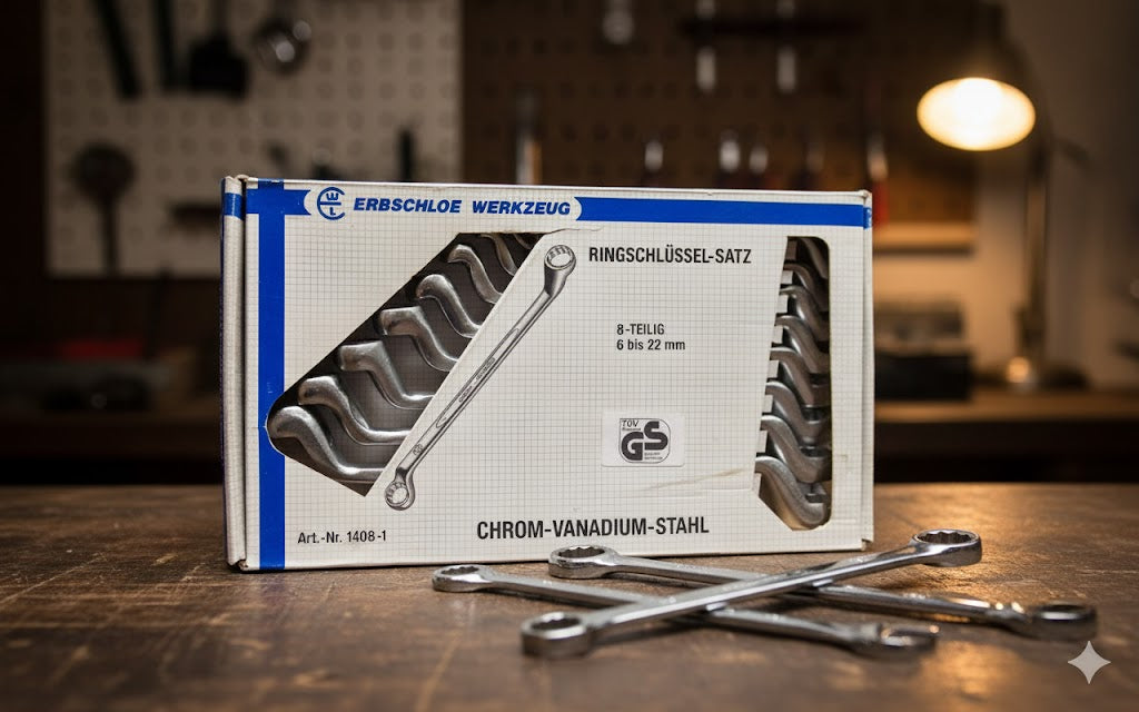 Erbschloe Ringschlüssel Satz 8-teilig Werkzeug Maulschlüssel Set